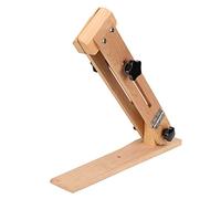 45cm/17.7in Pince de Retenue pour Cuir Clip Rationalisé Angle Réglable Couture À la Main Poney Hêtre Matériel Réglable Tige Extensible Cuir Couture Poney pour DIY Couture À la Main Serrage du Cuir