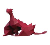 45cm Dragon Large Paper Model Mythical Animals Movie Prop Home Decor Living Room Hallway Ornament Papercraft 3D DIY Handmade Toy