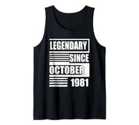 45e Anniversaire Légendaire Depuis Octobre 1981 B-Day Débardeur