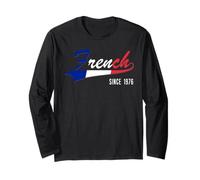 45e Cadeau d'anniversaire French Since 1976 45 Ans France Manche Longue
