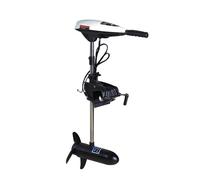 45LBS 12V Hors Bord Moteur Électrique Pour Gonflable Bateau de Pêche 552W pour dériveurs, Bateaux de pêche, Bateau en Bois Moteur hors-bord extérieur - Moteur à brosse - Moteur de bateau de pêche