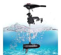 45LBS propulseur électrique en caoutchouc pour bateau de pêche kayak moteur de bateau hélice paddle moteur 12v hors-bord