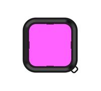 45M Boîtier de Protection pour caméra Coque de Protection étanche pour caméra Sportive PC Verre trempé Transparent pour DJI Osmo Action 6 (Filtre Violet)