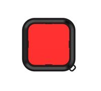 45M Boîtier de Protection pour caméra Coque de Protection étanche pour caméra Sportive PC Verre trempé Transparent pour DJI Osmo Action 6 (Filtre Rouge)