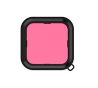 45M Boîtier de Protection pour caméra Coque de Protection étanche pour caméra Sportive PC Verre trempé Transparent pour DJI Osmo Action 6 (Filtre Rose)