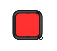 45M Coque de protection étanche en verre trempé transparent pour caméra de sport DJI Osmo Action 6 (filtre rouge)