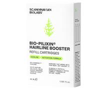 Scandinavian Biolabs Bio-Pilixin® Recharge Hairline Booster - lot de 3 recharges sans applicateur rollerball, formule activatrice, végan, 3×15 ml
