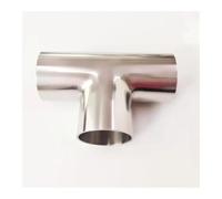 45mm 1.75" Pipe OD Butt Welding Tee 3 Way SUS 304 Stainless Steel Fitting Spliter Homebrew Beer Wine