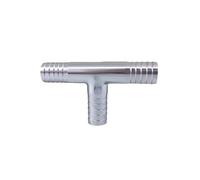 45mm Hose Barb Tail 304 Stainless Steel Pipe Fitting Tee 3 Ways Connector Splitter Homebrew