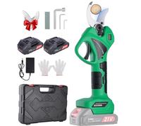 45mm Sécateur Électrique Sans Fil: Sécateur électrique Portable avec 2 batteries 21 V/2000 mAh, Sécateur à Batterie Portable avec Lame SK5, Secateur electrique sans fil pour Vigne, Olivier, Haies