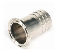 45mm Tube Barbed- Tri Clamp 2" Ferrule O/D 64mm 304 Stainless Steel Ferrule Clamp Pipe Connector Fitting