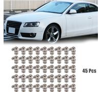 45pcs Graisseur M8x1 Coudé 90° Nickel Plaqué Raccord Graissage Nipple Moto Voiture