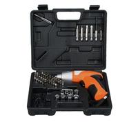 45Pcs USB Cable Rechargeable Electric Screwdriver Combination Hand Drill Set Tool Screwdriver Drill Driver Bits Indicator Light