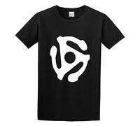 45Rpm Vinyl Insert T-Shirt Black Mens Tee Unisex Shirt M