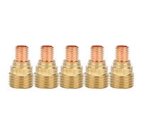 45V43 Gas Lens Collet Body 1.6 mm, TIG Collet Body for WP - 9 WP - 20 WP - 25 Welding Torch, Copper Heat - Resistant Replacement Part with Precise Gas Flow Control for Stainless St (5 pièces)