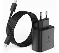 45W Chargeur pour Samsung S25 S24 S23 S22 Ultra, Charge Rapide USB C pour Galaxy A56 A36 Edge S25+ S24+ S23+ S22+ S25 S24 S23 S22 Secteur Adapteur avec Type C Câble
