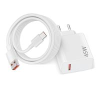 45W Chargeur Rapide avec Câble USB C 2m pour XiaoMi Redmi Note 14 15 Pro | Chargeur Charge Rapide pour Xiaomi Pad 6 5 POCO Pad X1 Redmi 17 5g Note 14 13 12S 12 POCO M6 Mi 10T Lite Redmi 15 Redmi 15C