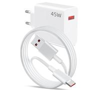 45W Chargeur Rapide et 6A Câble USB C 1m pour Redmi Note 17 15 14/POCO M8 | Chargeur Rapide pour Redmi Note 13 12 11 10 Pro pour POCO M7 Pro X7 M8s M6 X5 M5s M4 C85 C95 Pro/Pad X1/M1 pour Mi Pad 8/7/6