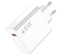 45W Chargeur Rapide pour Redmi Note 15 14 Pro pour POCO C95 M7 Pro M8 X7 M6 | Type A Chargeur Secteur rapide pour Redmi Note 13 12 11 10S pour POCO C85 M8s X5 M5s M4 X3 F3/Pad X1 M1 pour Mi Pad 8 7 6 5