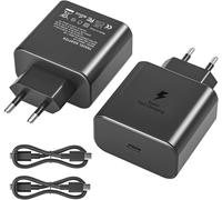 45w Chargeur Rapide Usb C Pour Samsung Galaxy S24/S23 Ultra/S23+/S23/S22 Ultra/S22+/S21/S21 Ultra 5g/S21+ 5g/S21 Fe/S20 Ultra/S20+/S20/S20 Fe/Tab S8 Ultra/Tab S7/Note10+ /Note 20/Z Fold 4 (2 Pack)