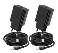45W Chargeur USB C Câble Rapide pour Samsung Galaxy S26 S25 S24 S23 S22 Ultra FE A56/55/54/36/16/Note, Tab S/A11/10/9 5G, Super Fast USB C Prise Chargeur Adaptateur Secteur avec Type C Cable de 2m