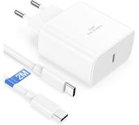 45w Chargeur Usb C Charge Rapide Pour Samsung Galaxy S25 S24 Ultra S24+ S23 S22 S21 S20 Note A15 A13 A53,Chargeur Ultra Rapide Samsung Pr Chargeur Type C Adaptateur Secteur Usb C Avec 2m Câb[H987]