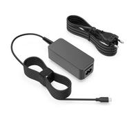 45W Chargeur USB-C Compatible avec HP 210, Chromebook x360 11 11A 13 14 14A 12b-ca 14c-ca, Pavilion x2, ProBook, Spectre x360 13-V/W, Elite x2 1012 Adaptateur pour Ordinadeur Portable
