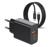 45W Chargeur USB C et Cable pour Samsung Galaxy A57 A56 5G/S26 Ultra/S25 Plus/A37/S24+/S24 FE/S24 Ultra/S23/S23 Ultra/S22 S21/Z Fold 5 6/Z FILP 5 6/A36 A26 A16/A55 A25 A35 A53 Rapide Prise Secteur