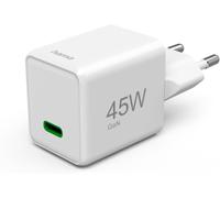 45W Chargeur Usb C Rapide Compatible Iphone,Samsung,Macbook - [Technologie Gan,Pd + Qc 3.0] [Recharge Optimisée] [1 Port Usb C] Blanc