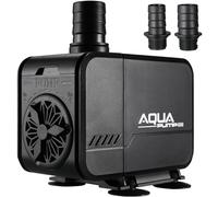 45w Pompe Eau Submersible,3000L/H Aquarium Pumpe,Débit Réglable Pompe Bassin Amphibie,Pompe Fontaine avec Filtre et 3 Buses 19mm/22mm/25mm,Hauteur Refoulement Max 3M,Pour Aquarium, Bassin,Fontaine