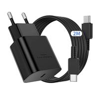 45W Super Chargeur Rapide,2M USB Type C Cable Chargeur Ultra Rapide Chargeur Compatible S25/S24/S23/S22/S21 Ultra/S20/S20+/Note 20/10/9/A73/A53/A52/S10/S9,Adaptateur Type C