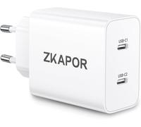 45w Usb C Charger, Fast Mains Usb C Plug 2 Port Type C Ac Adapter For Samsung Galaxy S25/S24/S23/S22/S21 Ultra/S20/S20+/Note 20/10/9/8/A73/A56/A55/A54/S10/S9, Iphone 16 Pro Max