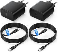 45w Usb C Charger With 2m Cable For Samsung Galaxy S25/S24 Ultra/S23+/S23 Ultra/S22/S21/Note20/A54/A53/Z Fold5/Flip5/Fold4/Flip4, Usb C Fast Charger C Socket Quick Charge Adapter (2pack-2m)