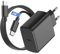 45w Usb C Fast Charge Charger For Samsung Galaxy S25 Ultra/S25+/S24/S23/S22/S21/S20+/Note 20 And 2m Cable, Usb C Type C Charger Ac Adapter Ultra Fast Charger For Samsung (Black)
