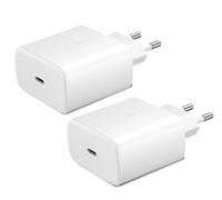 45W USB CChargeur Adaptateur,pour：Samsung Galaxy Ultra S25/S24/S23/S22/S21/S20/+/Note 20/10/9/8/A73/A53/A54/A56/S10/S9,iPhone17/16/15/Pro/Pro Max/Plus,iPad,Moto,Google,Chargeur Rapide,Blanc