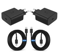 45W USB CChargeur Adaptateur,pour：Samsung Galaxy Ultra S25/S24/S23/S22/S21/S20/+/Note 20/10/9/8/A73/A53/A54/A56/S10/S9,iPhone17/16/15/Pro/Pro Max/Plus,iPad,Moto,Google,Chargeur Rapide,et 2M Câble