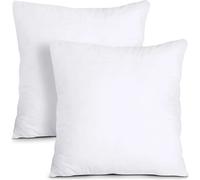45x45 cm coussin insérer Premium coton doux Euro carré décoratif oreiller noyau ensemble pour lit canapé canapé JAF018 White
