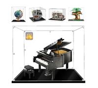 45x45x45cm 3mm Cube Vitrine Acrylique pour Lego Cabane-dans-l'arbre 21318 Piano 21323 Home Alone 21330 21332 10255,Grand Boîte de Présentation