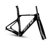 46 48 50CM 700C Cadre de vélo de route en carbone + fourche + tige de selle