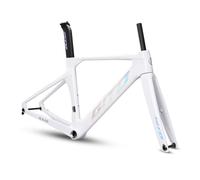 46 48 50CM 700C Cadre de vélo de route en carbone + fourche + tige de selle