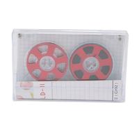 46 Minutes Professionnel Blanc Son Cassette Bande En Aluminium Bobine Maison BRICOLAGE Musique Kit D'enregistrement (Rouge)