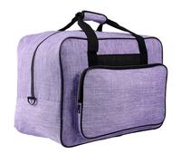 46 x 23 x 32 cm Sac de transport pour machine à coudre en tissu Oxford avec poignées de transport, bretelles, plusieurs poches, étanche, protection contre l'usure, sac de transport portable pour les