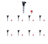 46 x Bobine d'allumage NGK pour AUDI, SEAT, SKODA, VW A3 8L, A4 B5, A4 B6, A4