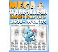 4600+ Ultimate Word Search Puzzle Book for Adults - Large & Bold Print Edition - Part 2: Unique Word Search Puzzles | Mind-Boosting Games for ... | Fun Activity Book for Adults & Seniors