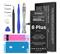 [4600mAh] Batterie pour iPhone 8 Plus, (Nouvelle Version 2022) Batterie de Remplacement à Ultra Haute capacité à 0 Cycle, avec Kits d'outils de Remplacement Professionnels
