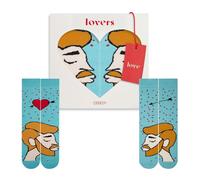 [4601070104] Zooksy Pack 2 Paires Chaussettes Amoureux LGBT Homme Blond Foncé...