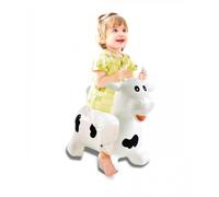 [460318] Jamara Animal rebondissante vache blanc/noir avec pompe