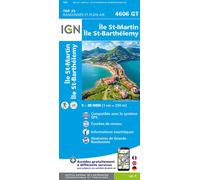 IGN Carte Île Saint-Martin / Île Saint-Barthélemy (Guadeloupe) 4606GT