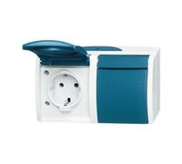 46073 EW-53 Double prise SCHUKO® avec champ de mar
