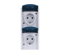 46073 EW-53 Double prise SCHUKO® avec champ de mar 4011395993347